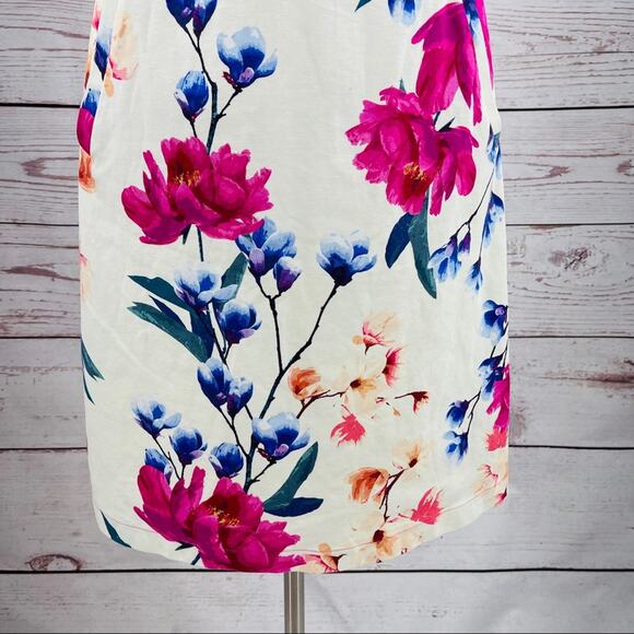 Land's End floral sheath dress knit with pockets - Picture 4 of 14